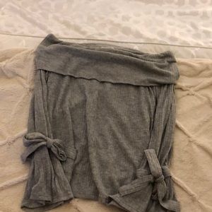 off the shoulder long sleeve